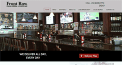 Desktop Screenshot of frontrowpizzeria.com